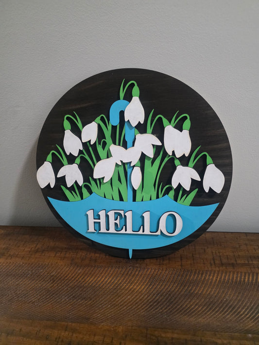 Spring Welcome signs